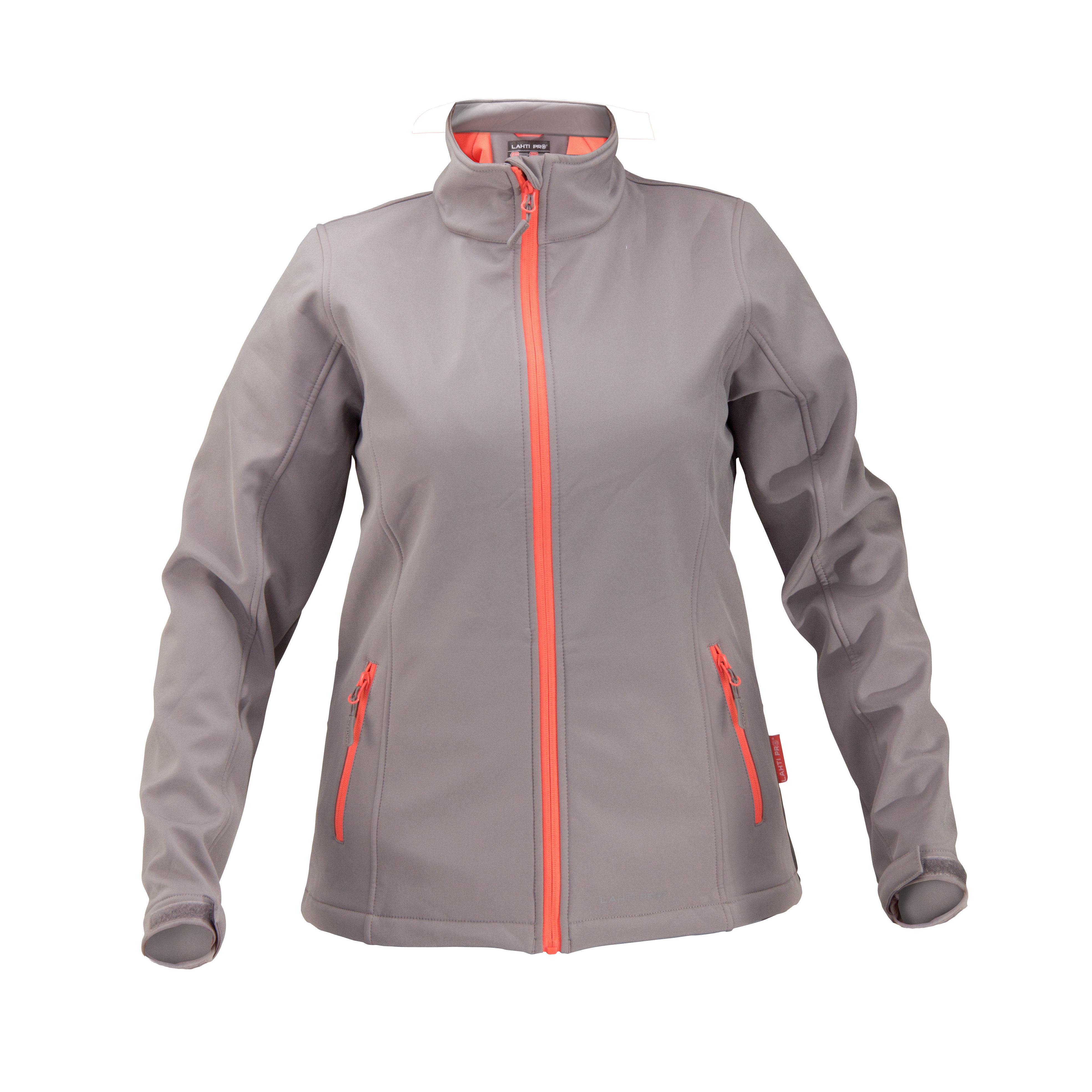 Lahti Pro Striukė Moteriška softshell striukė, pilka ir oranžinė, „3xl“, ce, Lahti