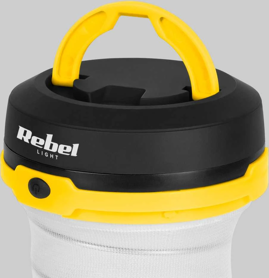 Rebel LED stovyklavimo lempa
