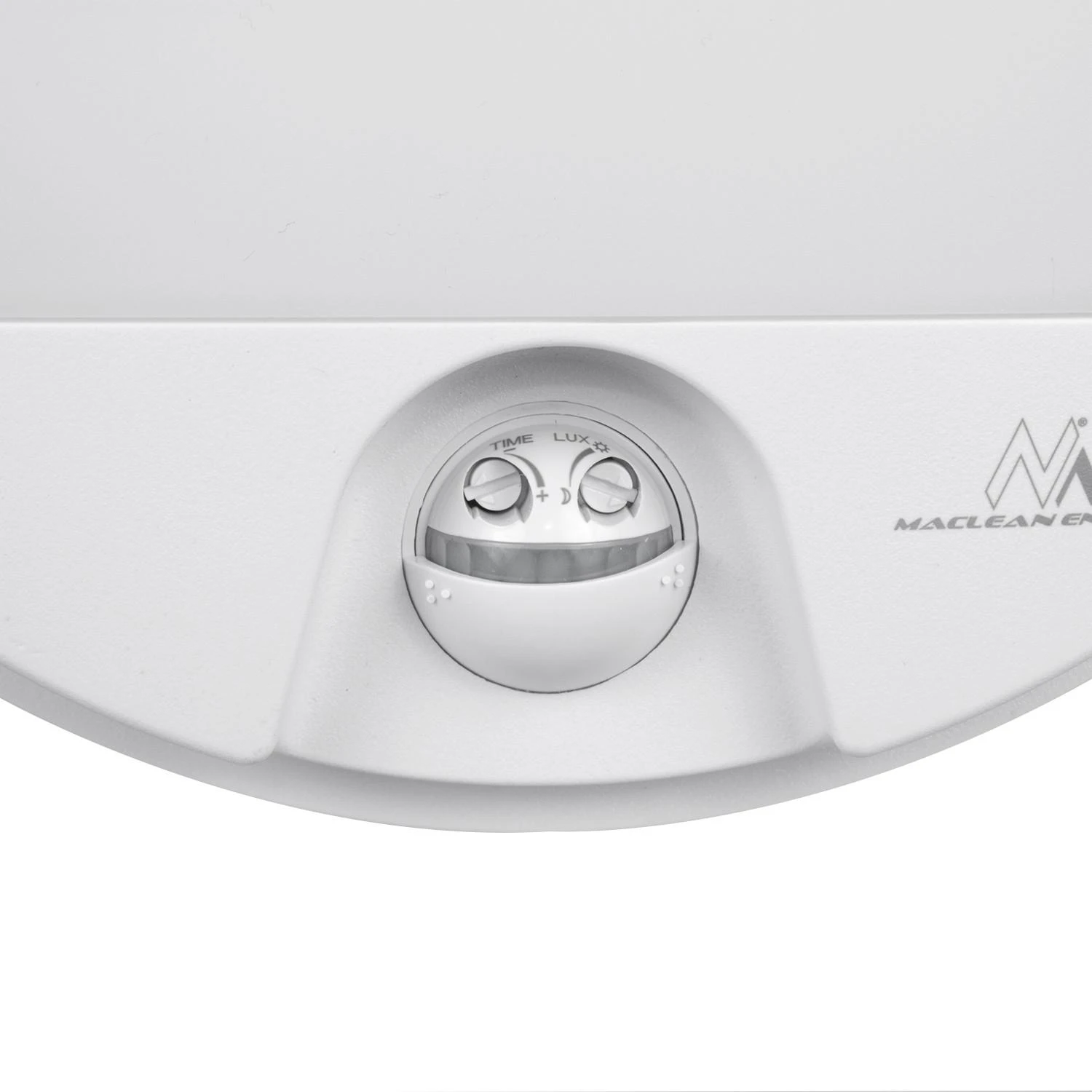 MACLEAN MCE291W LED lempa su infraraudonųjų spindulių judesio jutikliu, 15W IP54, baltos spalvos