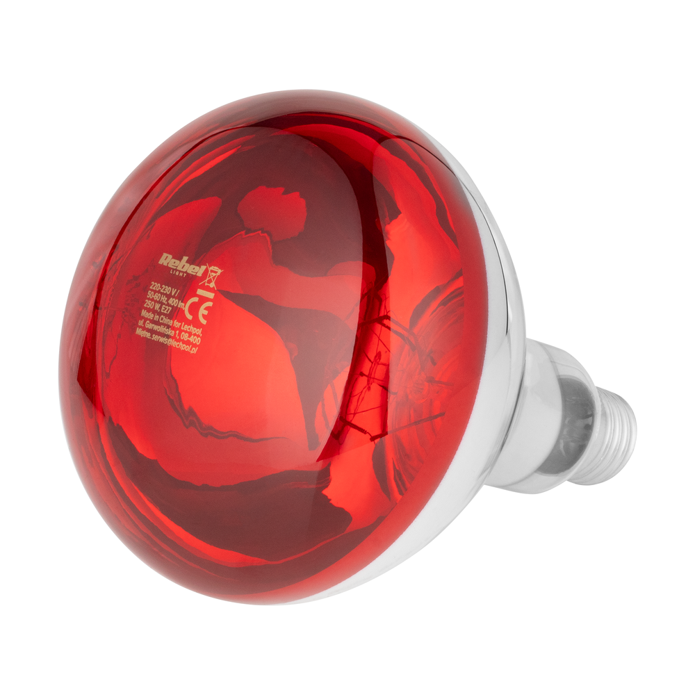 Lampa Rebel R125 infraraudonųjų spindulių lempa, 100 W, 220–240 V