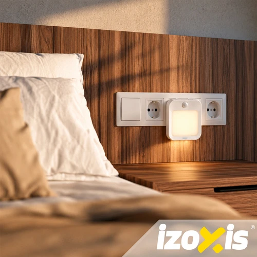 Lampka nocna LED su judesio jutikliu - 2vnt.. Izoxis