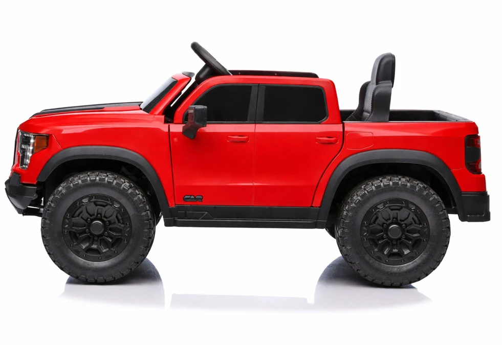 Lean Cars 4x4 akumuliatorinis automobilis raudonas P4 12V7Ah