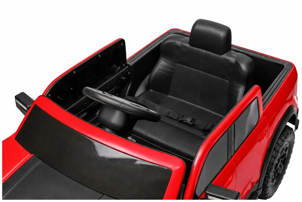 Lean Cars 4x4 akumuliatorinis automobilis raudonas P4 12V7Ah