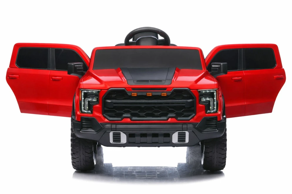 Lean Cars 4x4 akumuliatorinis automobilis raudonas P4 12V7Ah