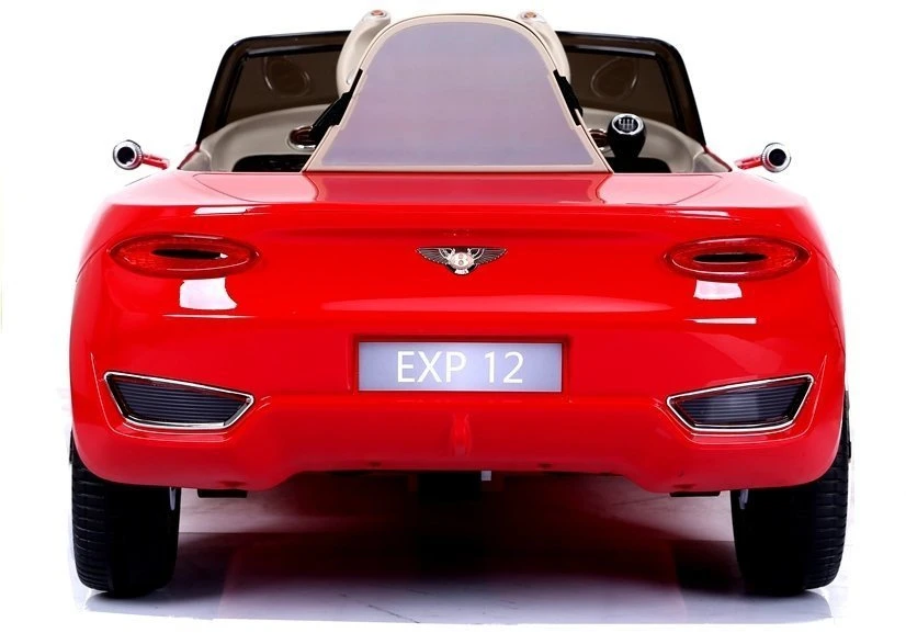 Lean Cars „Bentley“ raudonai dažytas akumuliatorinis automobilis