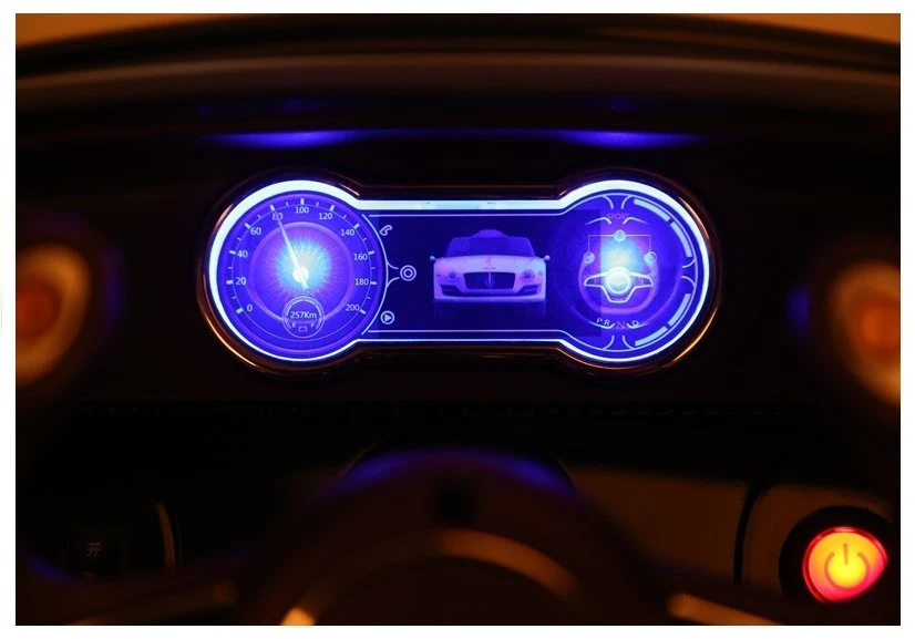 Lean Cars „Bentley“ raudonai dažytas akumuliatorinis automobilis