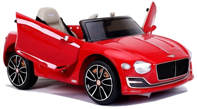 Lean Cars „Bentley“ raudonai dažytas akumuliatorinis automobilis