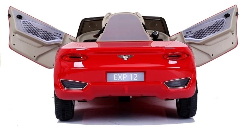 Lean Cars „Bentley“ raudonai dažytas akumuliatorinis automobilis