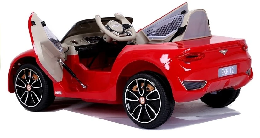 Lean Cars „Bentley“ raudonai dažytas akumuliatorinis automobilis