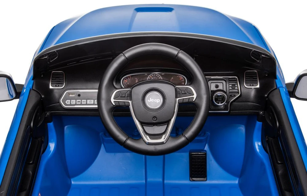 Lean Cars Vienvietis elektromobilis vaikams Jeep Grand Cherokee JJ2055, mėlynas