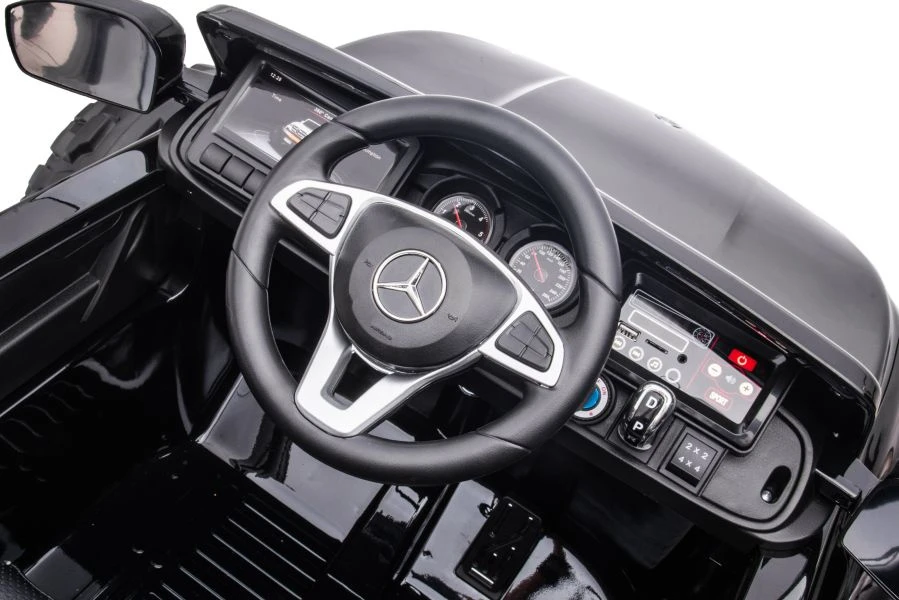 Lean Cars Vienvietis vaikiškas elektromobilis Mercedes DK-MT950 4x4, juodas