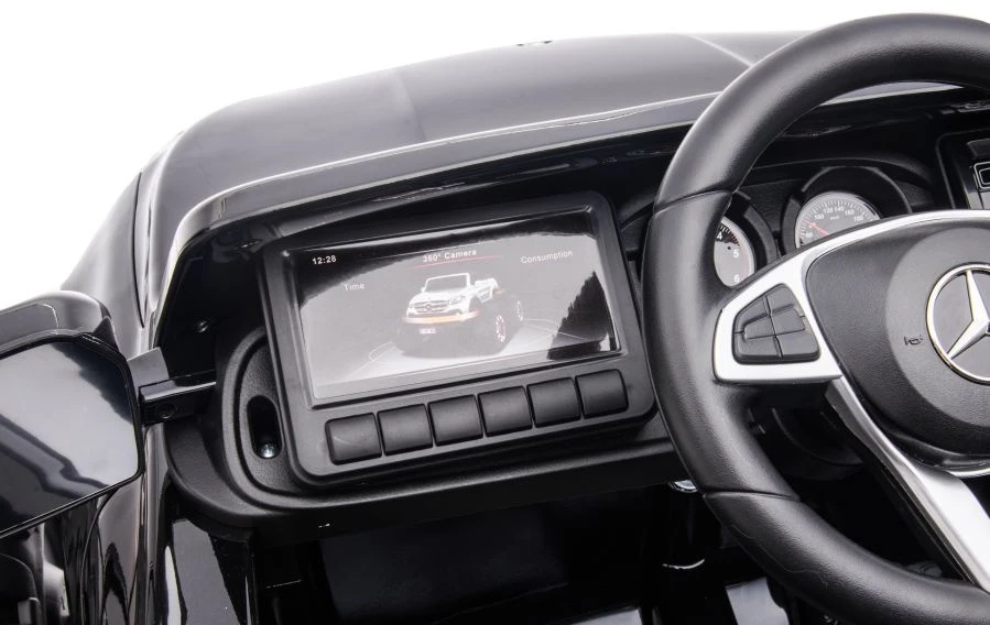 Lean Cars Vienvietis vaikiškas elektromobilis Mercedes DK-MT950 4x4, juodas