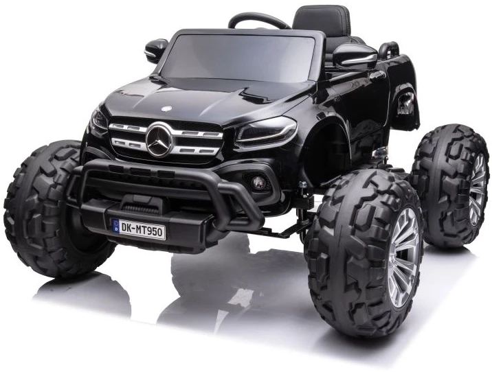 Lean Cars Vienvietis vaikiškas elektromobilis Mercedes DK-MT950 4x4, juodas