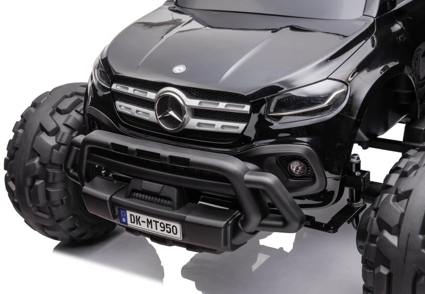 Lean Cars Vienvietis vaikiškas elektromobilis Mercedes DK-MT950 4x4, juodas