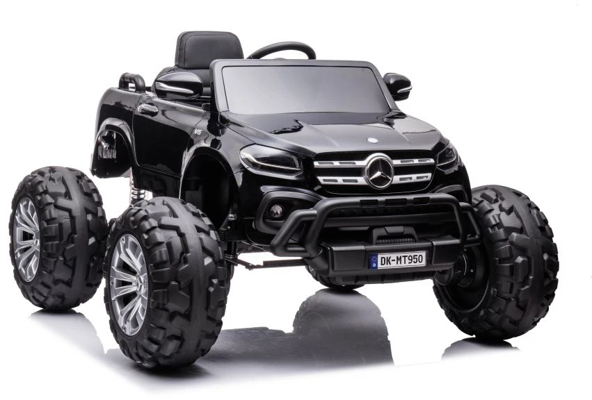 Lean Cars Vienvietis vaikiškas elektromobilis Mercedes DK-MT950 4x4, juodas