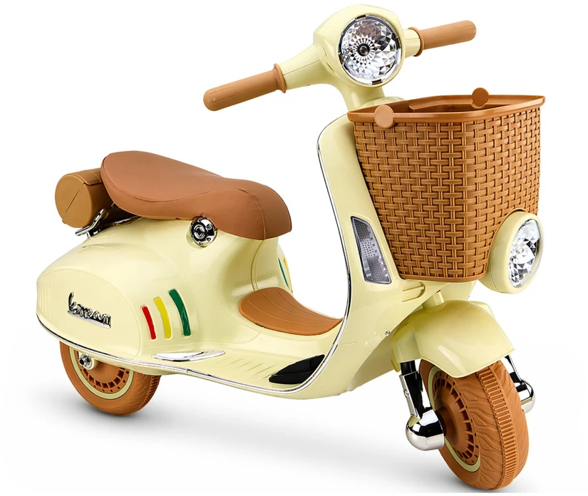 Lean Cars Elektrinis motoroleris Vespa XW-03 smėlio spalvos