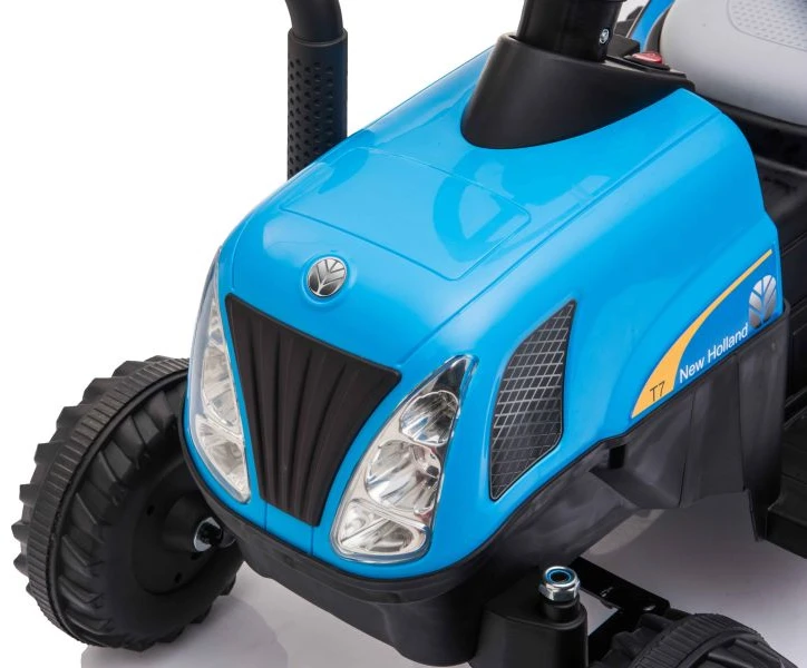 Lean Cars Traktor Na Akumuliatorius su Przyczepą A009 Mėlyna