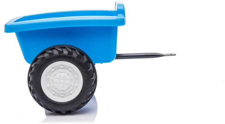 Lean Cars Traktor Na Akumuliatorius su Przyczepą A009 Mėlyna
