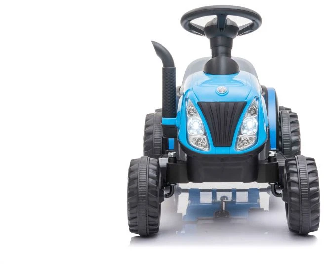 Lean Cars Traktor Na Akumuliatorius su Przyczepą A009 Mėlyna
