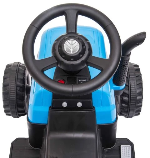 Lean Cars Traktor Na Akumuliatorius su Przyczepą A009 Mėlyna