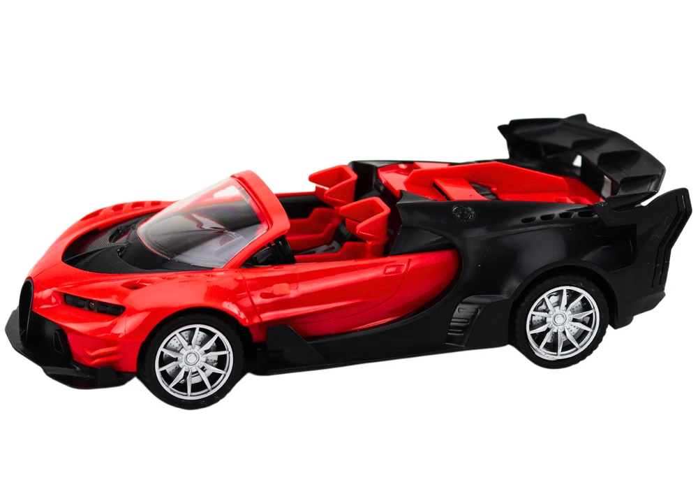 Lean Toys Nuotoliniu būdu valdomas sportinis automobilis RC 1:18, raudonas