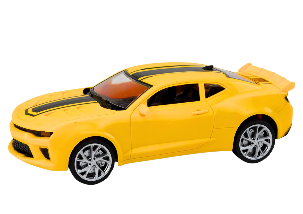 Lean Toys Nuotolinio valdymo sportinis automobilis RC 1:16 geltonas