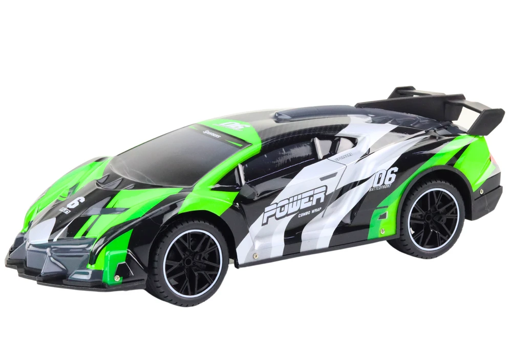 Lean Toys Nuotoliniu Būdu Valdomas Sportinis Automobilis 1:10, 25 km/h, Žalias