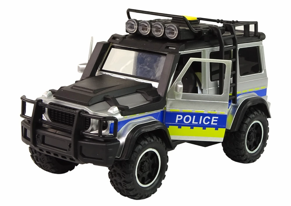 Lean Toys Policijos visureigis su frikcine pavara Leantoys 1:14