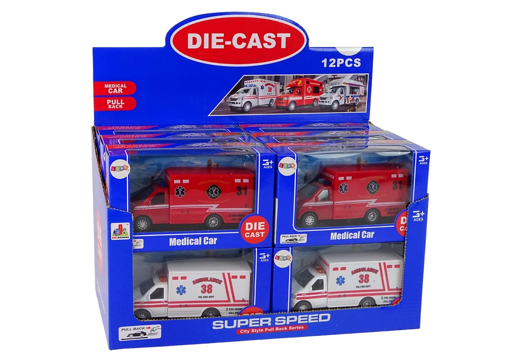 Lean Toys Greitosios pagalbos automobilis