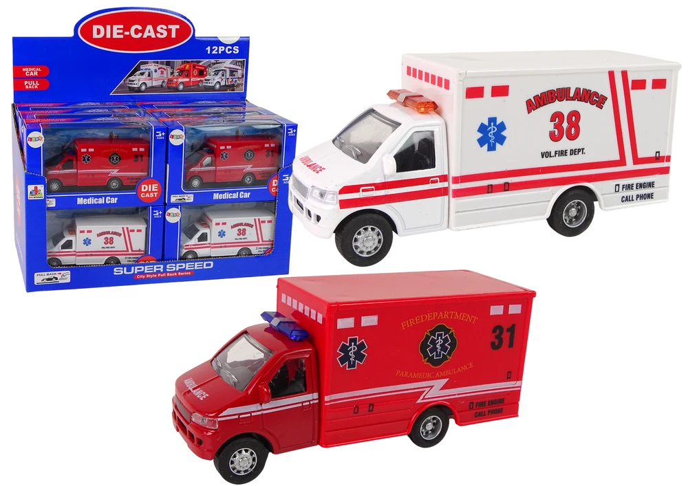 Lean Toys Greitosios pagalbos automobilis