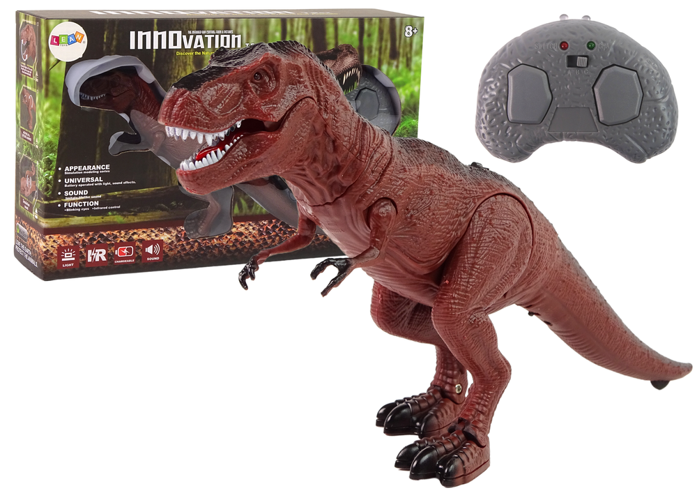 Lean Cars Lean toys Dinozauras Tyrannosaurus Rex Nuotoliniu būdu valdomas