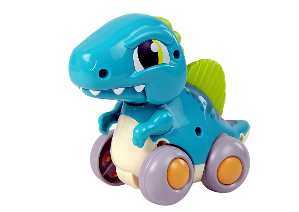 Lean Toys Dinozauras Spinozauras ant ratų Hola, mėlynas