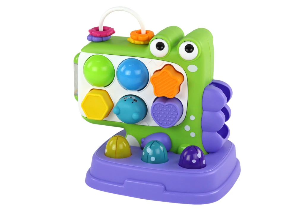 Edukacinis dinozauro formos žaislas Whack-A-Mole