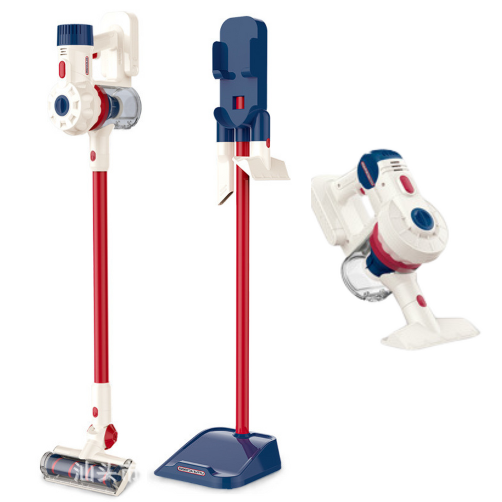 Lean Toys Vaikiškas vertikalus dulkių siurblys su priedais