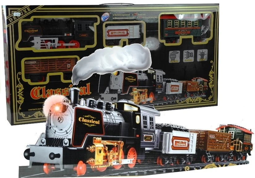 Lean Toys Traukinių komplektas, 650 cm