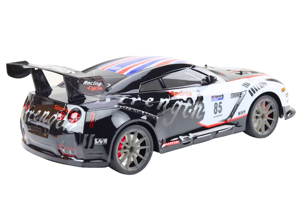 Lean Toys Didelis nuotoliniu būdu valdomas sportinis automobilis 1:8 su šviesomis ir garsais