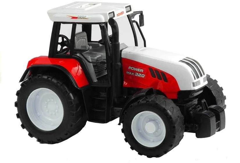 Lean Toys Didelis traktorius su priekaba Žemės ūkio mašina 65 cm