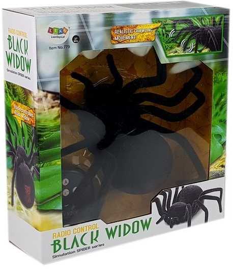 Lean Toys Didelis plaukuotas nuotolinio valdymo voras Juodoji našlė