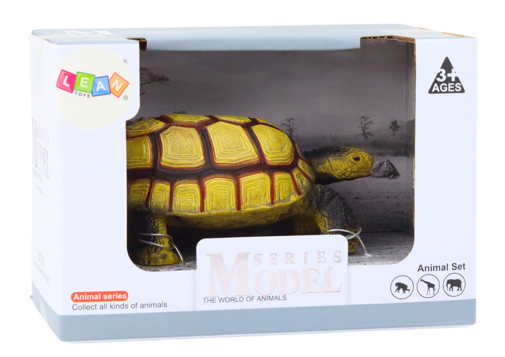 Lean Toys Kolekcinė Vėžliuko Figūrėlė – Smėlio ir Rudos Spalvos