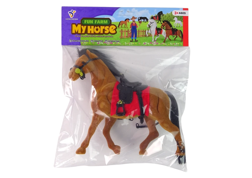 Lean Toys Žirgo figūrėlė Import LEANToys, rudos spalvos