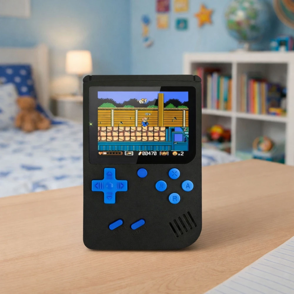 Lean Toys Elektroninė žaidimų konsolė juoda