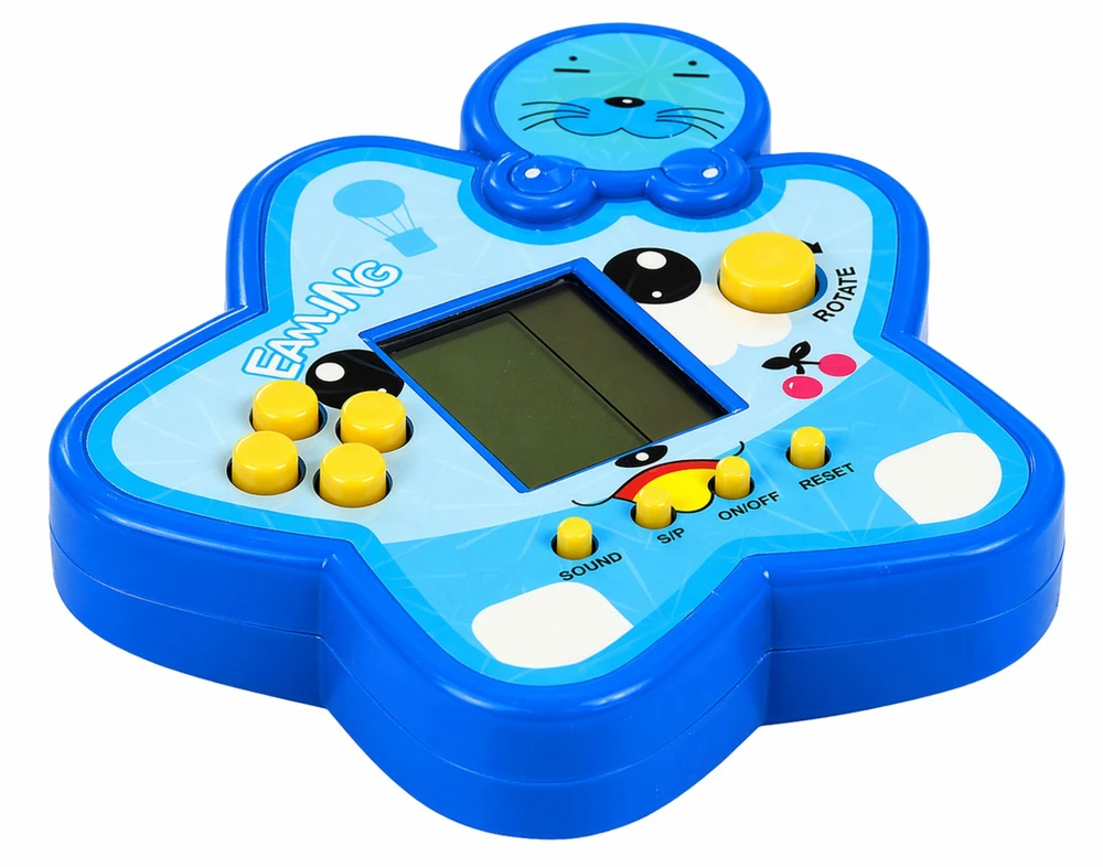 Lean Toys Elektroninis žaidimas Tetris Blue Star