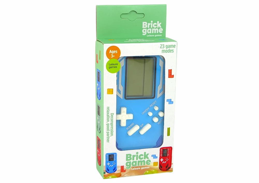 Lean Toys Elektroninis žaidimas Tetris, mėlynas