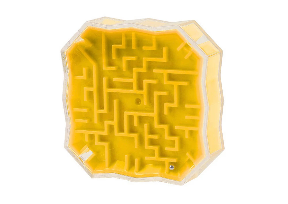 Lean Toys Loginis žaidimas „Labirintas su geltonu kamuoliuku“