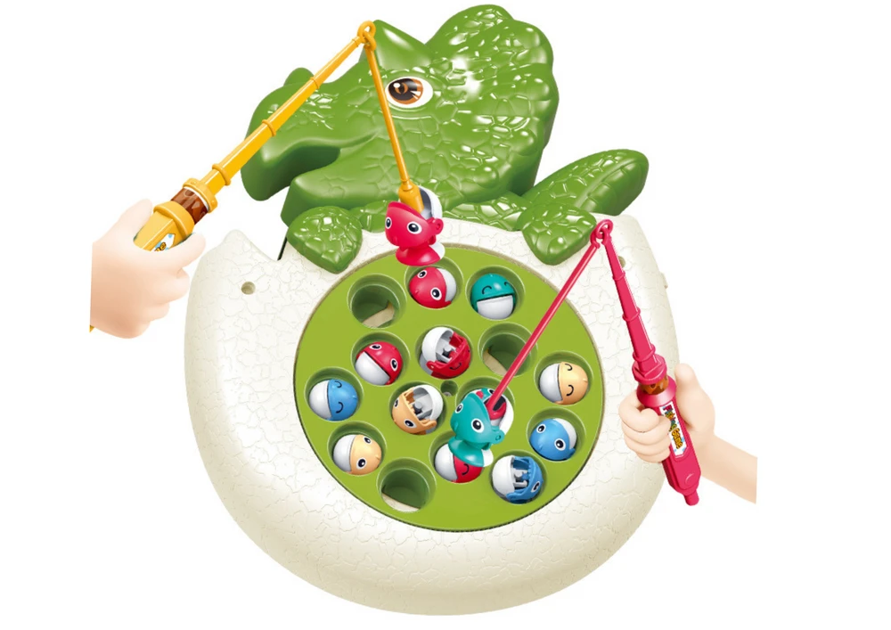 Lean Toys Žaidimas su Žvejojimo Meškere ir Dinozauru