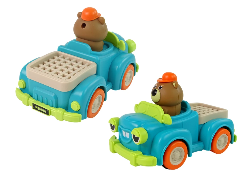 Lean Toys Žaidimas krentančios kedės ir judantis automobilis