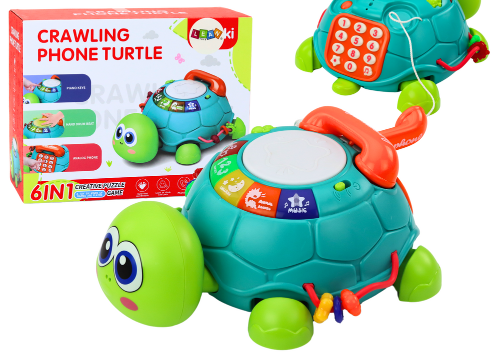 Interaktywny Lavinamasi žaislas Lean Toys , 6in1, žalias