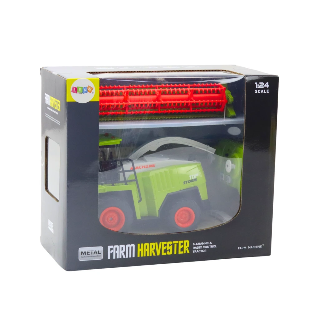 Lean Toys nuotoliniu būdu valdomas kombainas RC 2.4G