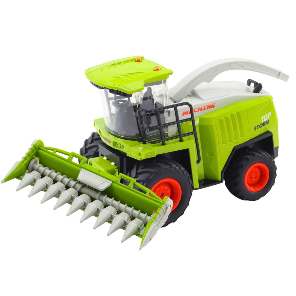 Lean Toys Didelis nuotoliniu būdu valdomas kombainas RC 2.4G