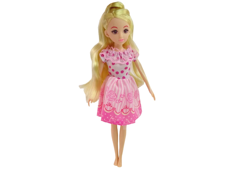 Lean Toys Lėlių baldų komplektas lova su spinta